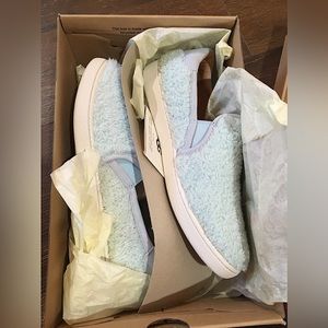 Ugg faux-fur slip-ons 8.5
